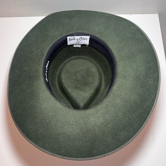 Lack of Color Forster Ranch Dark Green Wool Hat - Picture 6 of 7